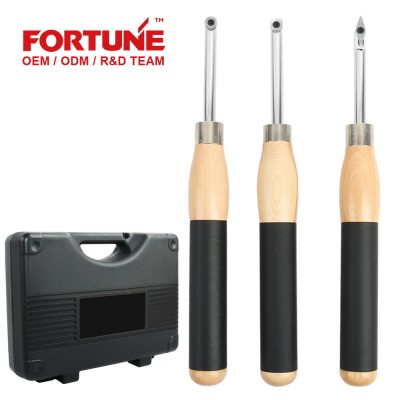 Carbide Tipped Mini Wood turning Tool 3PC